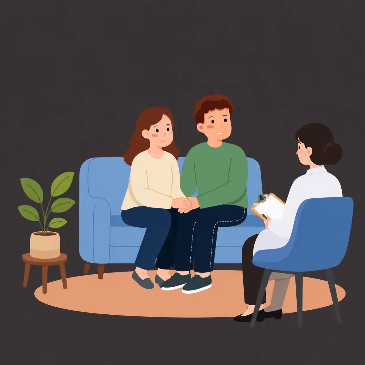 Atencion psicologica en Puebla Pareja de esposos se entienden y se vuelven a unir despues de platicar con la Psicóloga